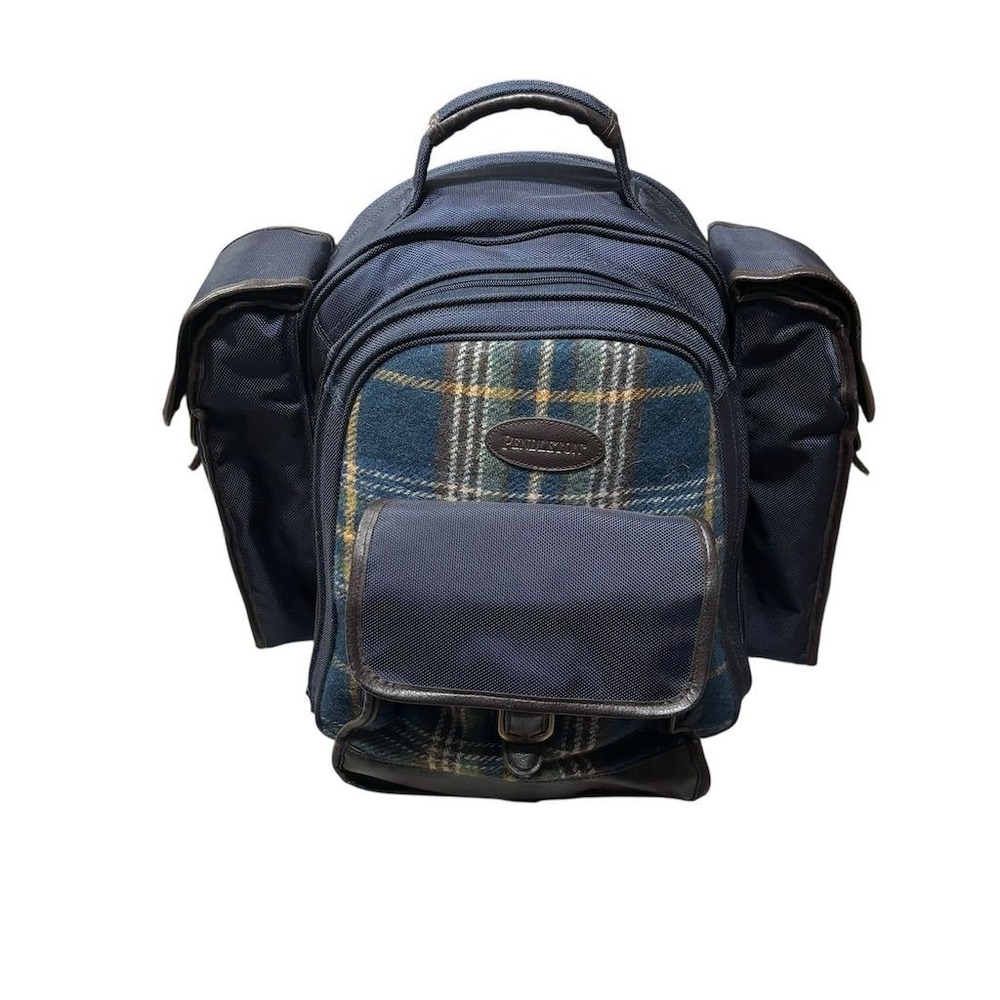 Pendleton Picnic‎ Backpack Multicolor Insulated with Plates & Bowls for 4